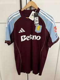 Aston Villa 25/26 Adidas Home
