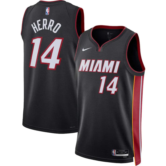 Miami Heat Black 2023/24 Swingman Jersey - Icon Edition