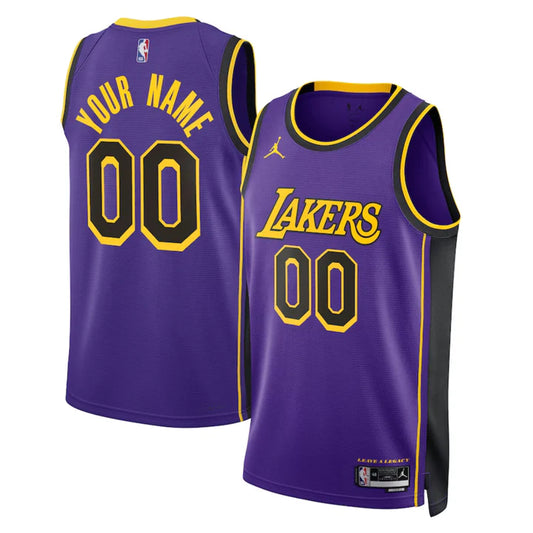 Los Angeles Lakers Jordan Purple 2022/23 Swingman Jersey - Statement Edition