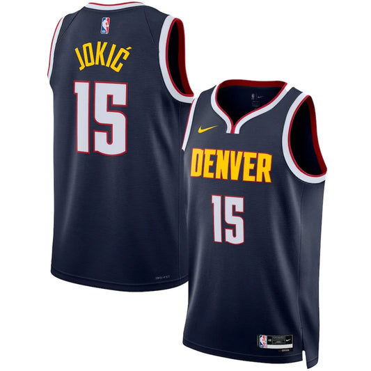 Denver Nuggets Navy Swingman Jersey - Icon Edition