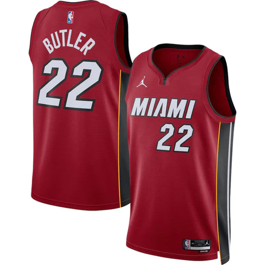 Miami Heat Jordan Red Swingman Jersey - Statement Edition