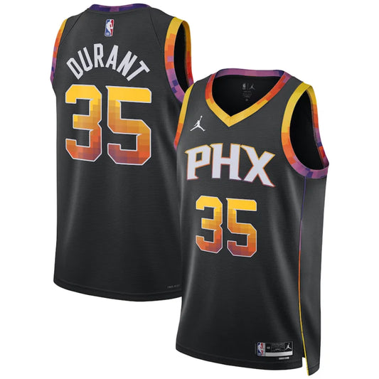 Phoenix Suns Jordan Black Swingman Jersey - Statement Edition