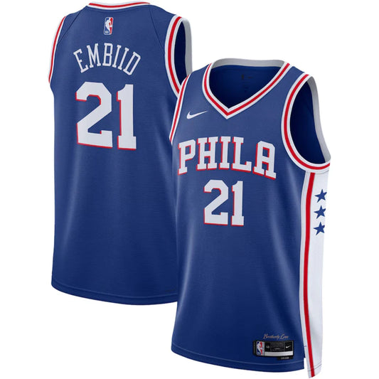 Philadelphia 76ers 2023/24 Royal Swingman Jersey - Icon Edition