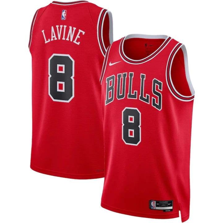 Chicago Bulls Black 2023/24 Red Swingman Jersey - Icon Edition