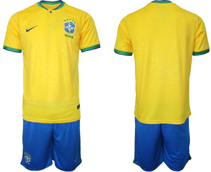 Brazil Kids 2022 Home Replica Kit