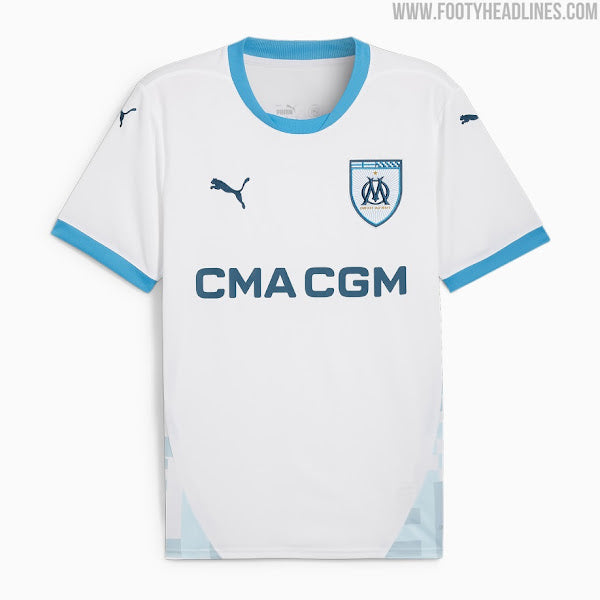 Olympique Marseille 24/25 Home Replica Kit